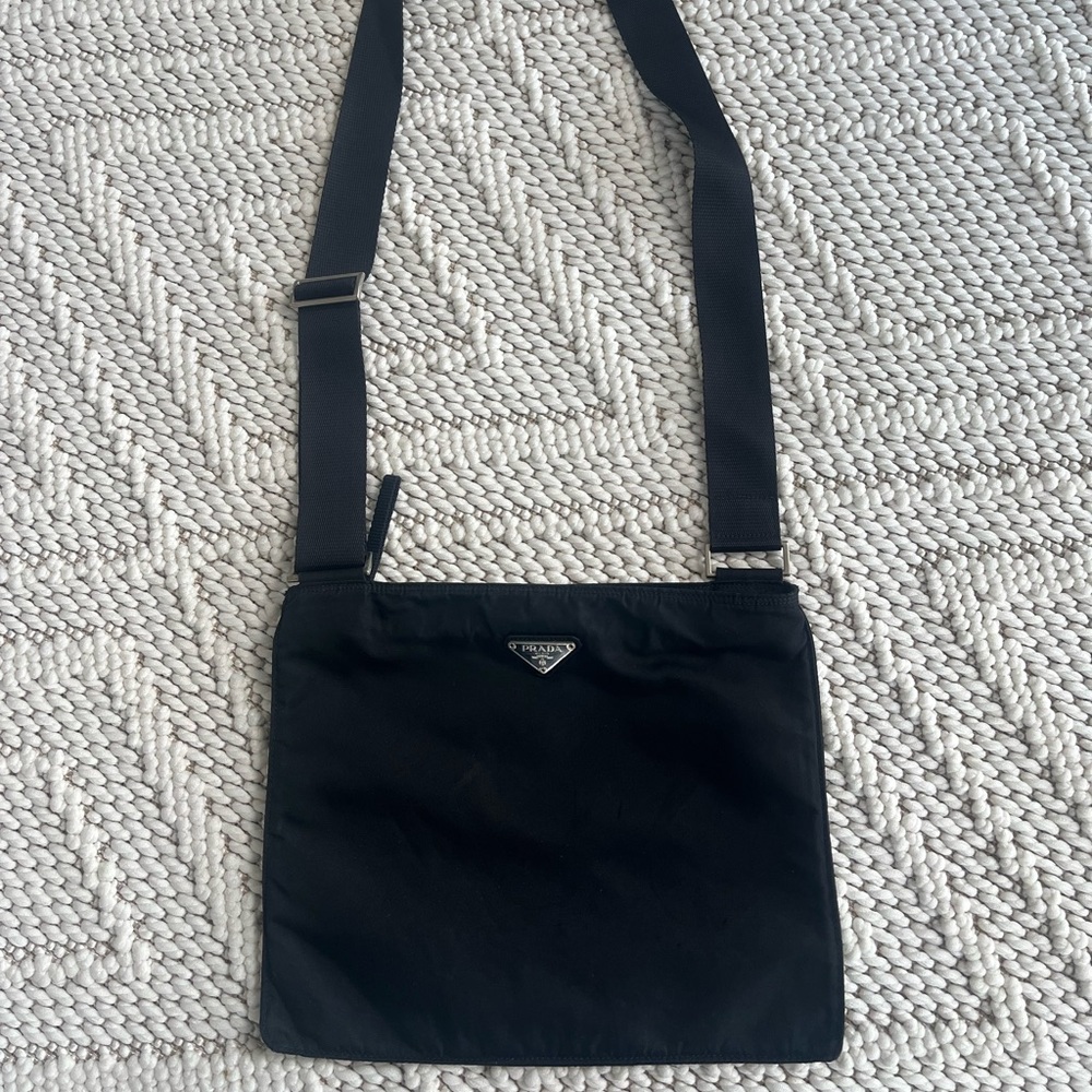 Prada vela messenger bag